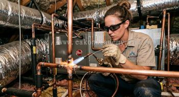 oxy acetylene brazing HVAC