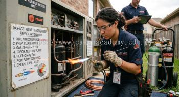 oxy acetylene brazing HVAC