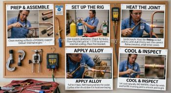 AC system copper brazing technique guide