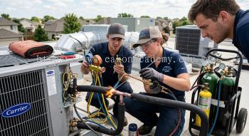 brazing procedure for HVAC cooling systems