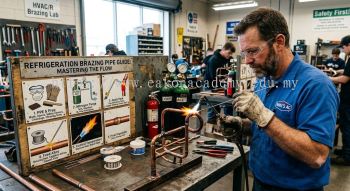 copper refrigeration pipe brazing guide