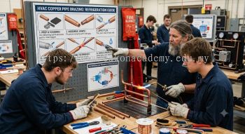 HVAC copper pipe brazing guide refrigeration