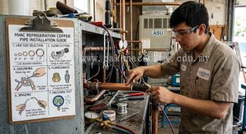 HVAC refrigeration copper pipe installation guide