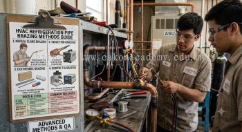HVAC refrigeration pipe brazing methods guide