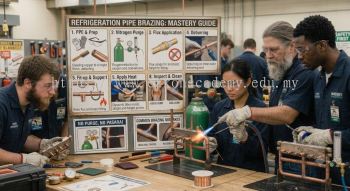 HVAC technician refrigeration brazing guide