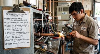 refrigeration pipe brazing checklist guide