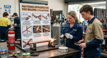 refrigeration pipe brazing step by step guide