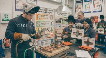 brazing copper pipes HVAC safety standards