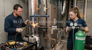 copper pipe brazing HVAC nitrogen best practices