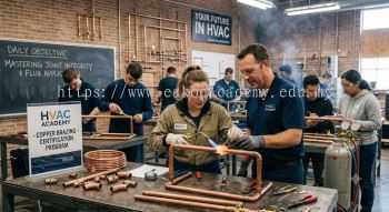copper brazing HVAC training program