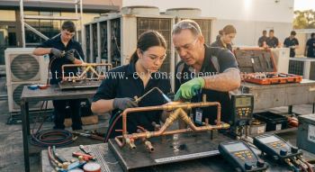 copper pipe joining HVAC brazing course
