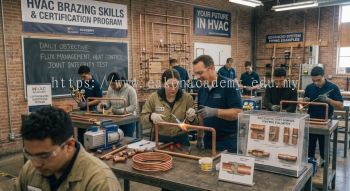 HVAC brazing skills training program