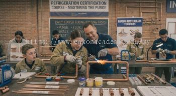 HVAC copper tubing brazing course