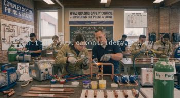 HVAC installation brazing training program