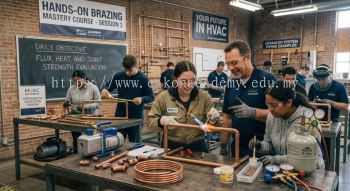 HVAC pipe brazing training course