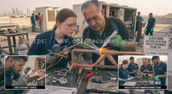 HVAC refrigeration brazing practical skills training