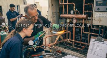 HVAC refrigeration installation brazing training skills