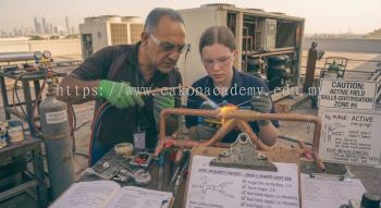HVAC refrigeration installation piping brazing skills
