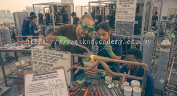 professional HVAC refrigeration installation brazing skills