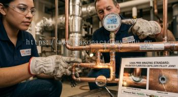 copper joint leak-free brazing HVAC systems