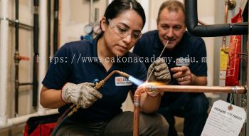 HVAC copper tube leak-free brazing method