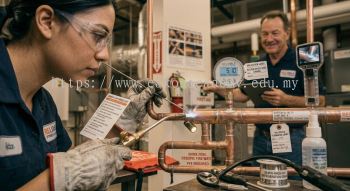 HVAC leak-free brazing safety procedures