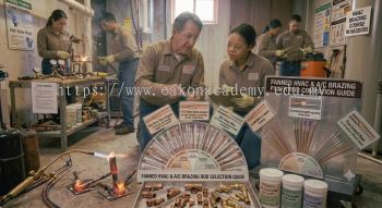 brazing rod selection air conditioning HVAC