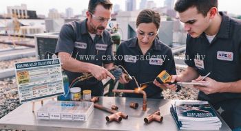 HVAC brazing filler rod workshop training