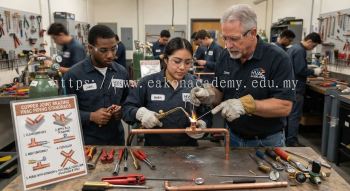 copper joint brazing HVAC piping standards