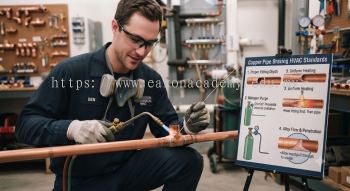 copper pipe brazing HVAC standards