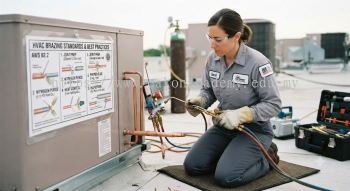 HVAC brazing standards and procedures