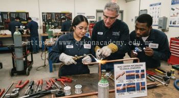 HVAC copper pipe brazing technical standards