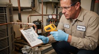 copper refrigeration line brazing inspection checklist