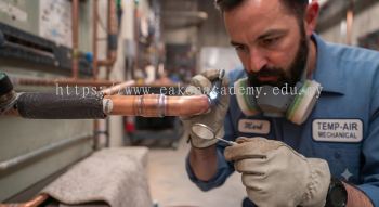 copper refrigeration line brazing step by step
