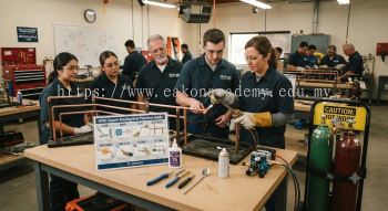 copper brazing torch HVAC workshop training