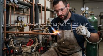 copper pipe brazing torch HVAC methods