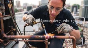 copper tube brazing torch techniques HVAC