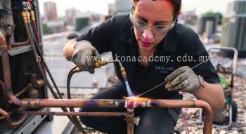 HVAC brazing torch flame control techniques