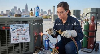 HVAC brazing torch leak-free methods