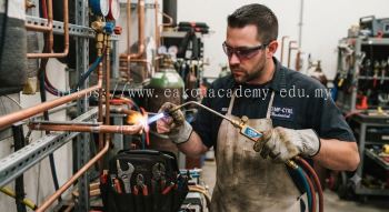 HVAC brazing torch techniques