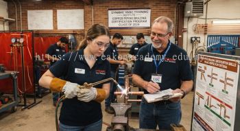 copper piping HVAC brazing certification skills