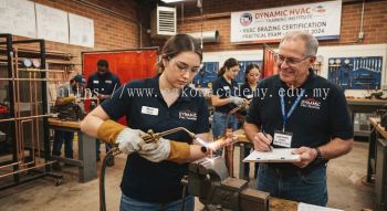 HVAC brazing practical certification training