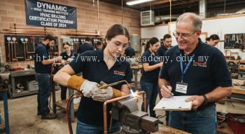 HVAC brazing training and certification program