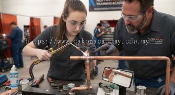 copper pipe brazing strong leak proof joints HVAC