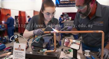 HVAC brazing torch technique leak free joints