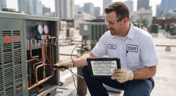 copper joint brazing HVAC inspection checklist