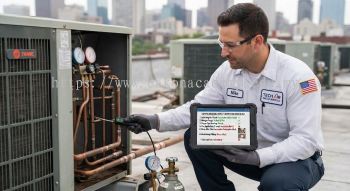 HVAC copper brazing defect inspection checklist