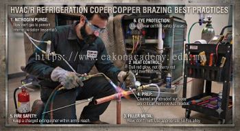 copper joint brazing refrigeration best practices