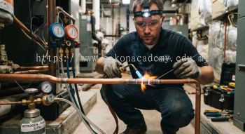 HVAC brazing nitrogen purging best practices refrigeration