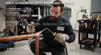 HVAC refrigeration copper brazing techniques best practices